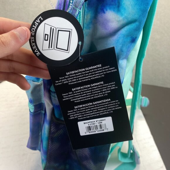 Dickies Backpack,Casual Daypack,inside Laptop Sleeve,Travel,Web Haul Loop,Unisex - Picture 5 of 14